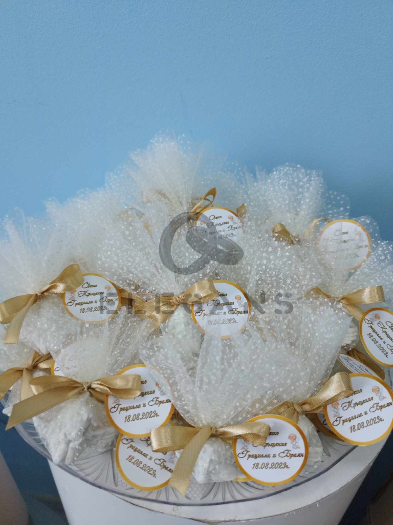 Керамично Ангелче - Златно - Image 2